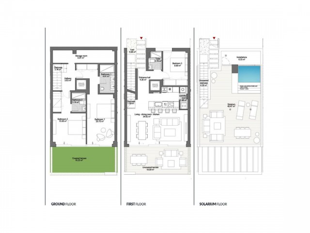 Maison mitoyenne avec 3 Chambres  à La Cala de Mijas