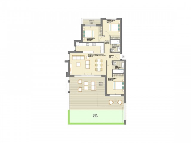 Penthouse avec 3 Chambres  à Estepona