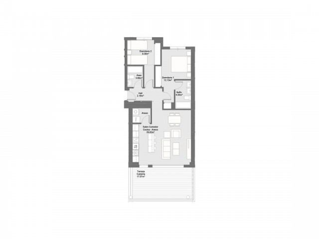 2 Schlafzimmer Apartment in Torremolinos