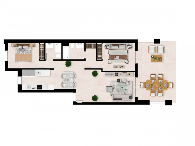 3 Schlafzimmer Apartment in Estepona