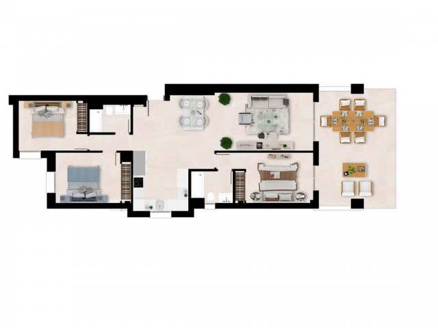 3 Bedrooms Apartment in Estepona