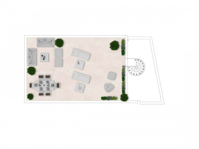 Ático con 2 Dormitorios  en Estepona