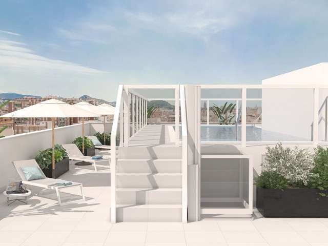 Apartamento con 2 Dormitorios  en Málaga Centro