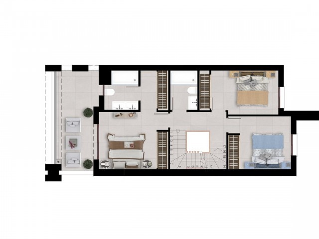 3 Bedrooms Townhouse in Istán