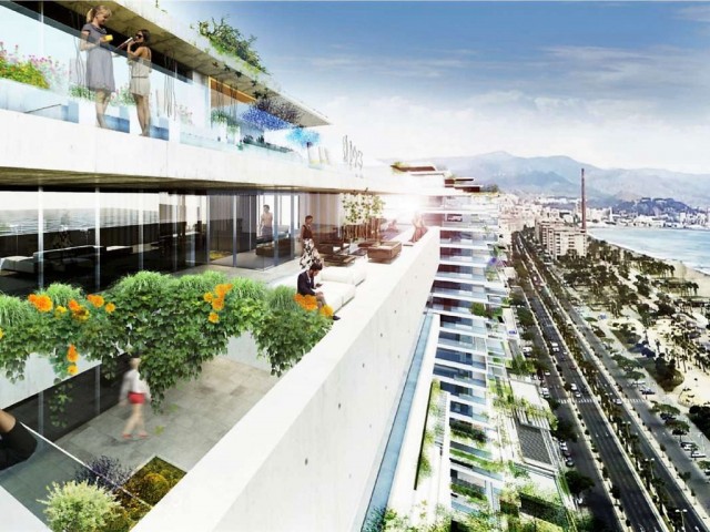 Ático con 4 Dormitorios  en Málaga