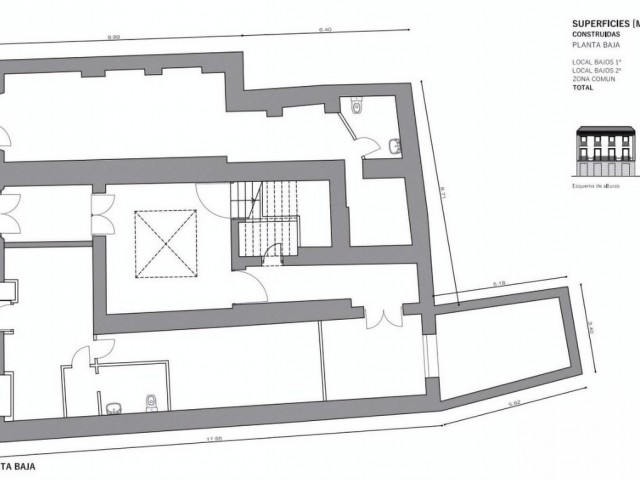 Commercial avec 12 Chambres  à Málaga Centro