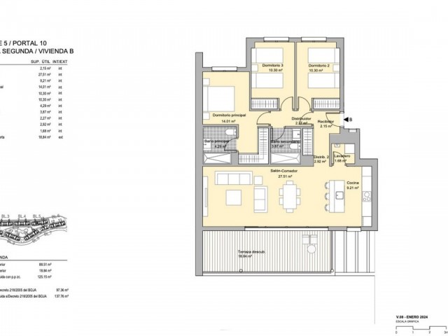 3 Schlafzimmer Apartment in Casares