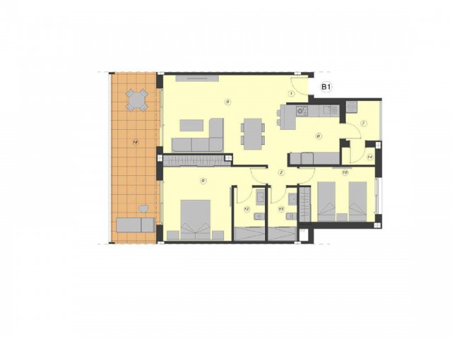 Apartamento con 2 Dormitorios  en Atalaya