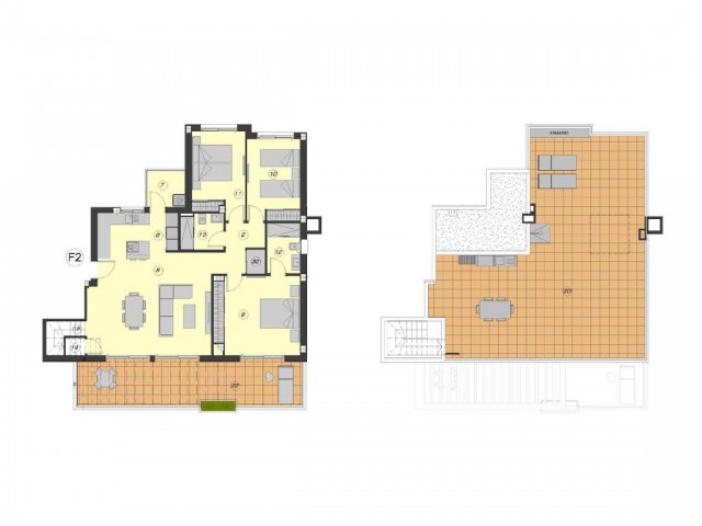 2 Schlafzimmer Apartment in Atalaya