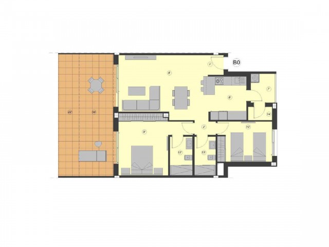 2 Schlafzimmer Apartment in Atalaya