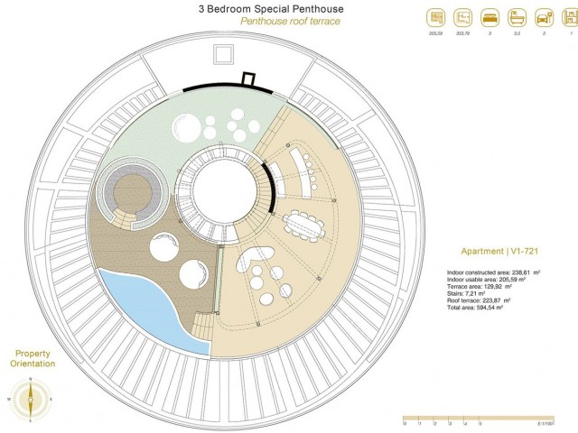 Penthouse avec 3 Chambres  à El Madroñal