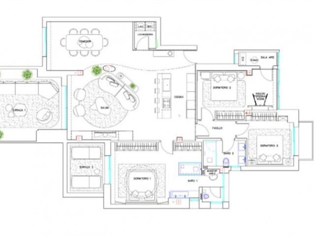 3 Schlafzimmer Apartment in Río Real