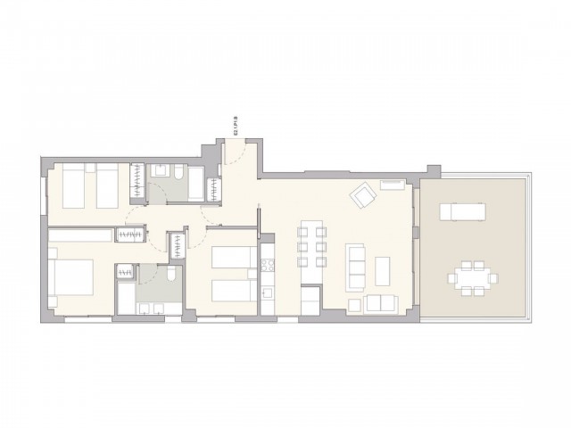 3 Bedrooms Apartment in Casares Playa