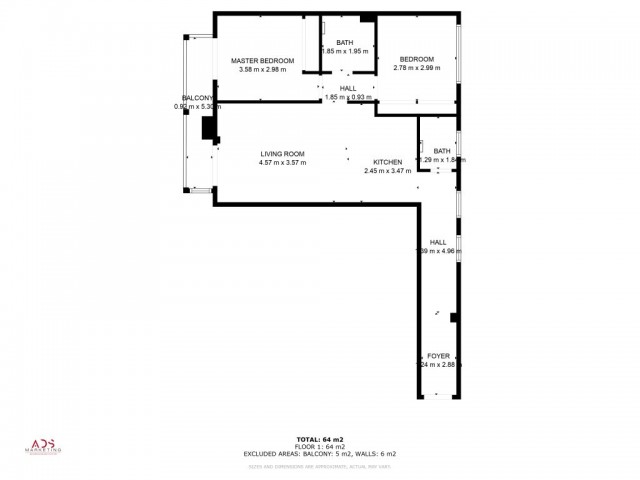 2 Bedrooms Apartment in Marbella