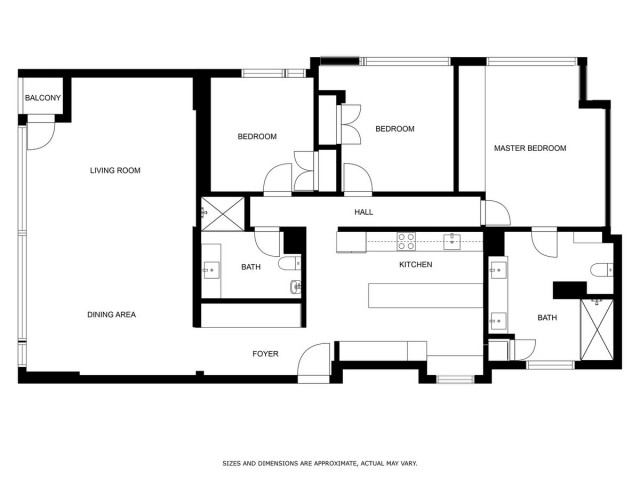 3 Slaapkamer Appartement in Málaga