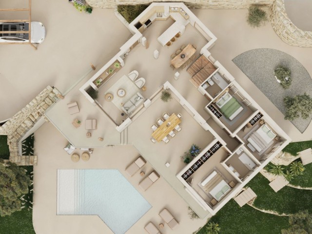 4 Soveroms Villa i Manilva