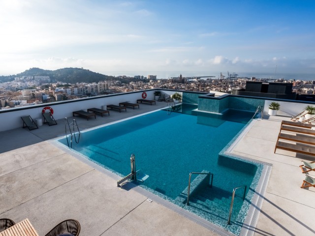 2 Sovrums Lägenhet i Málaga