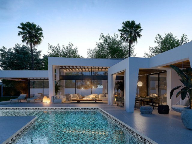 4 Soveroms Villa i Nueva Andalucía