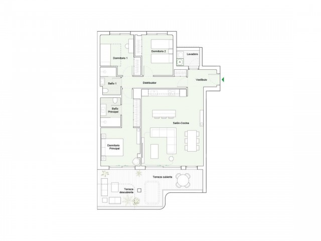 2 Slaapkamer Appartement in Calanova Golf