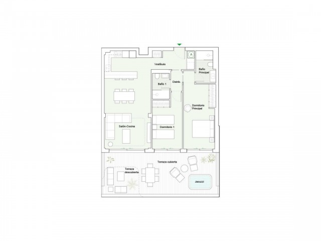 2 Slaapkamer Appartement in Calanova Golf