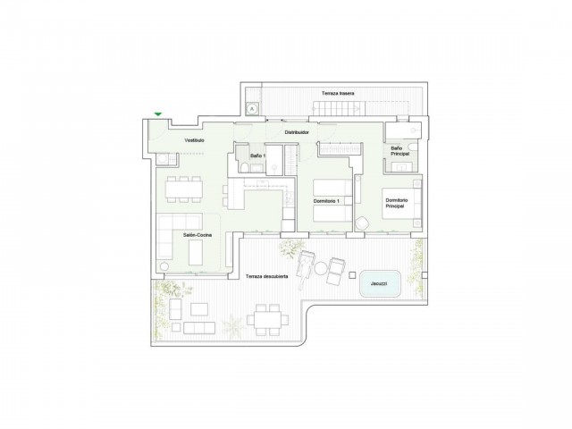 2 Slaapkamer Appartement in Calanova Golf