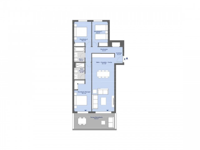 3 Bedrooms Apartment in Estepona