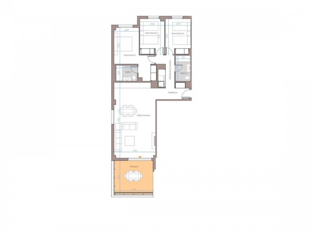 Penthouse in Benalmadena Pueblo