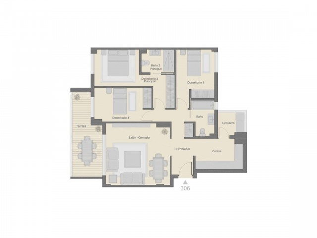 3 Bedrooms Apartment in Nueva Andalucía