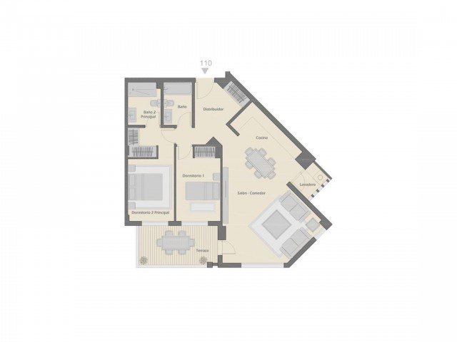 3 Soveroms Leilighet i Nueva Andalucía