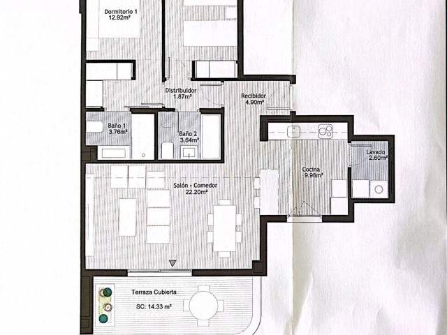 Appartement avec 2 Chambres  à Estepona
