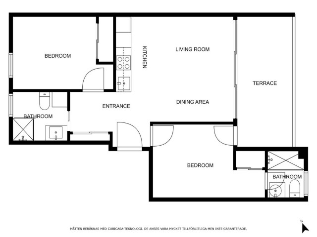 Penthouse avec 2 Chambres  à El Chaparral