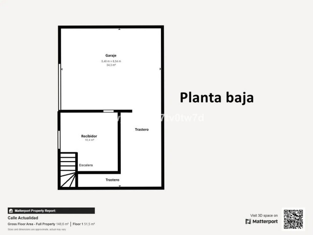 3 Bedrooms Townhouse in Ciudad Jardín