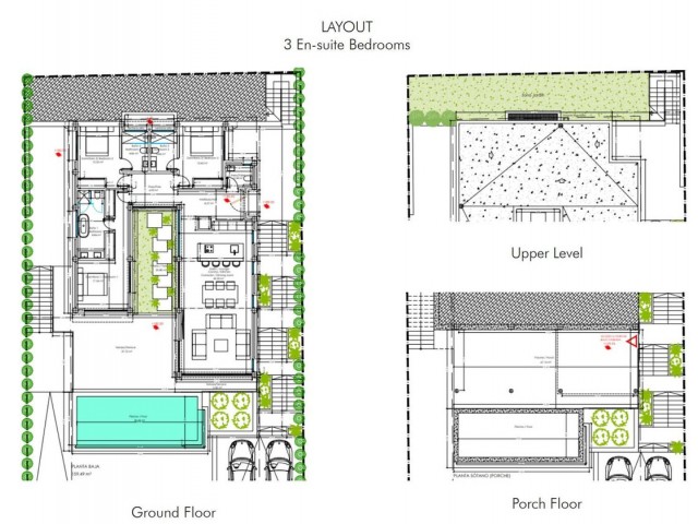 3 Soveroms Villa i La Capellania