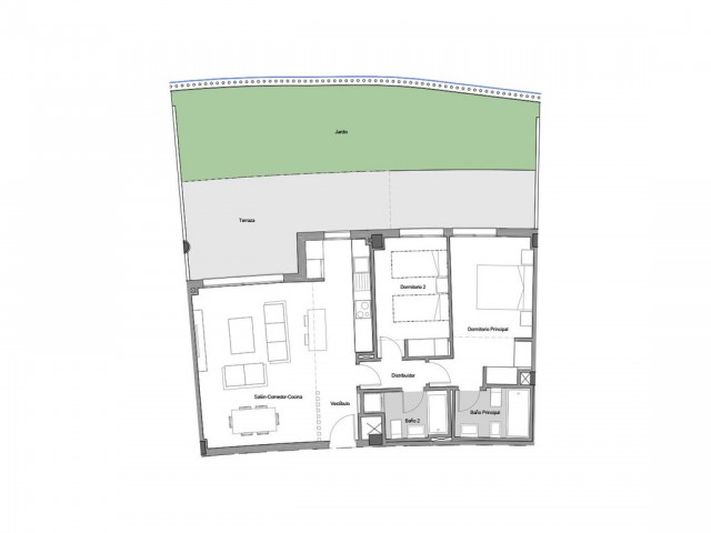 2 Bedrooms Apartment in Estepona