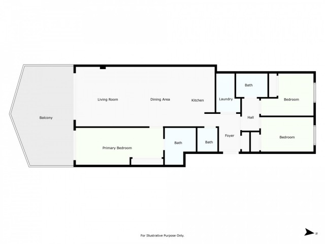 3 Sovrums Lägenhet i Mijas Costa