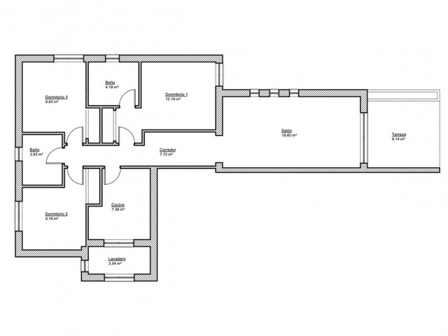3 Sovrums Lägenhet i La Cala de Mijas