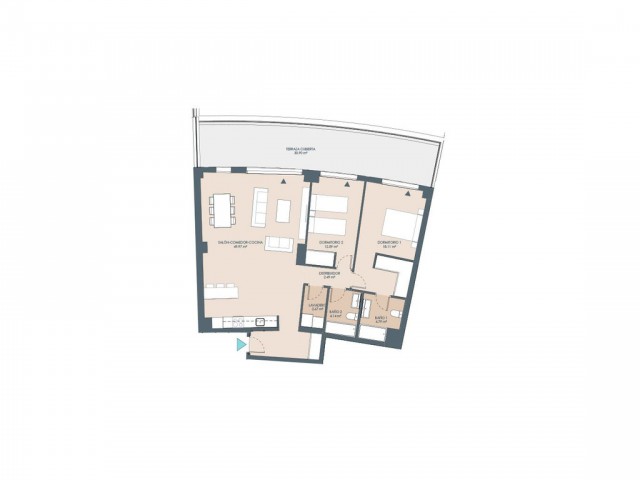 2 Schlafzimmer Apartment in Selwo