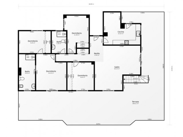 4 Schlafzimmer Apartment in Torremolinos