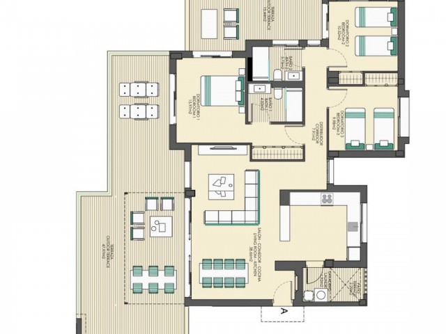 Apartamento con 2 Dormitorios  en Casares Playa