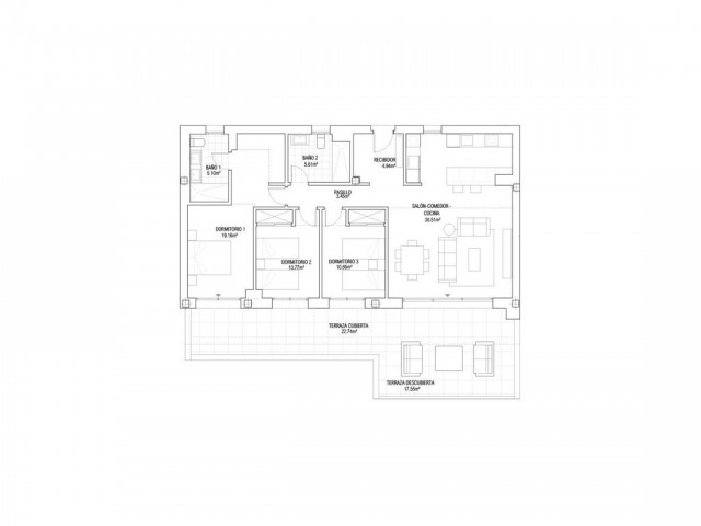 2 Bedrooms Apartment in Casares