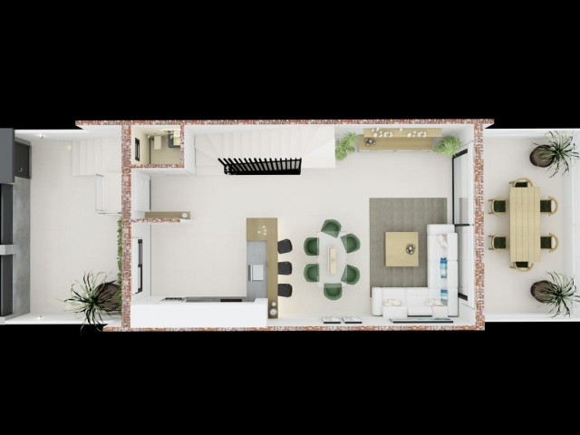 Maison mitoyenne avec 3 Chambres  à Las Lagunas