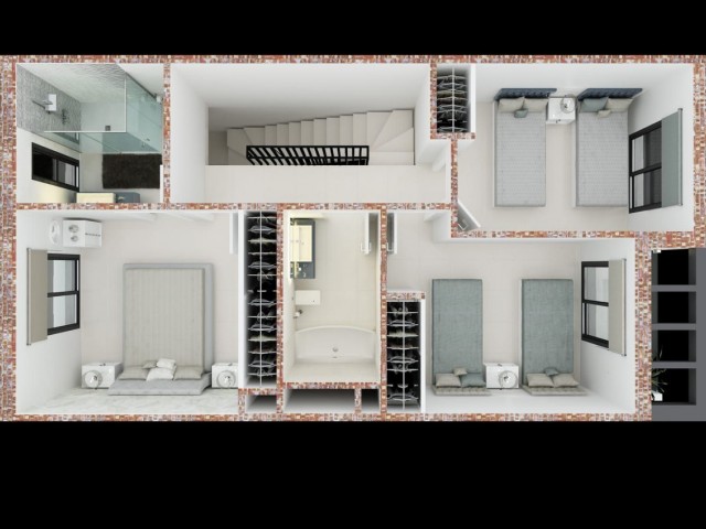 3 Soveroms Rekkehus i Las Lagunas