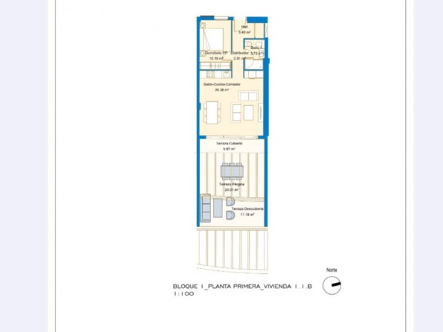 1 Soveroms Leilighet i La Cala de Mijas