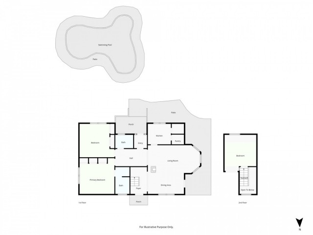 3 Makuuhuoneen Huvila Ojén