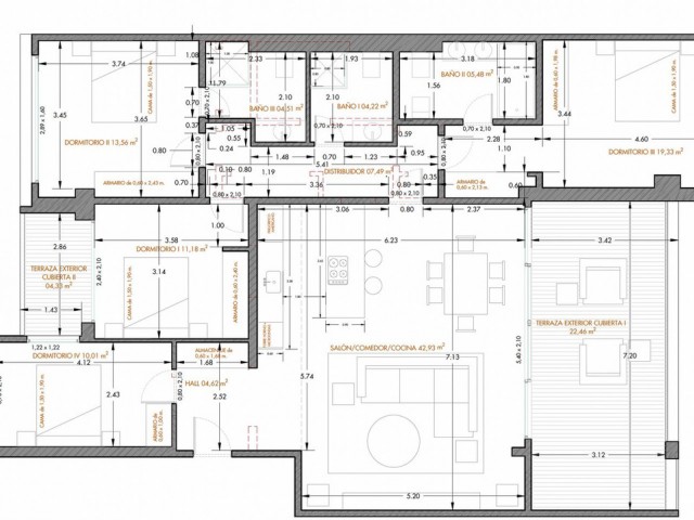 Appartement avec 4 Chambres  à Marbella