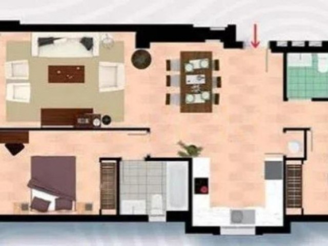 3 Sovrums Lägenhet i Ojén