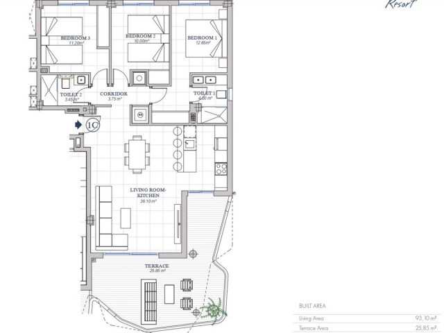 3 Soveroms Leilighet i Fuengirola