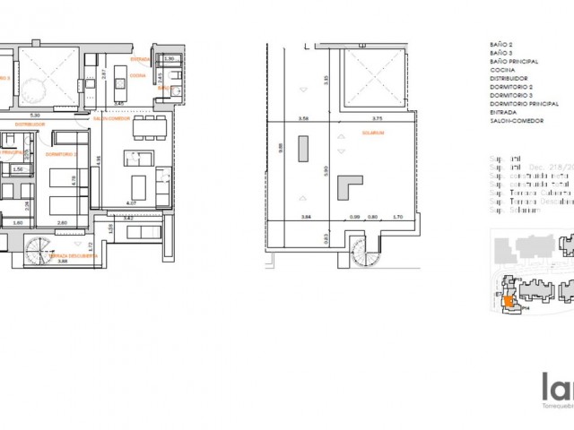 Ático con 3 Dormitorios  en Torrequebrada