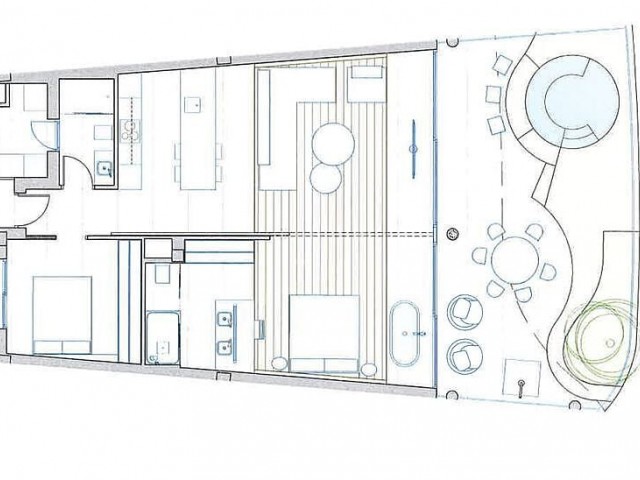 2 Sovrums Lägenhet i Fuengirola