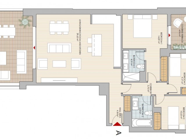 3 Bedrooms Apartment in Benalmadena